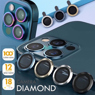 Para O iPhone 13 pro Max 13 13 mini Metal Anel De Vidro Cobertura Completa Camera Lens Protetores Capa Protetora (1)