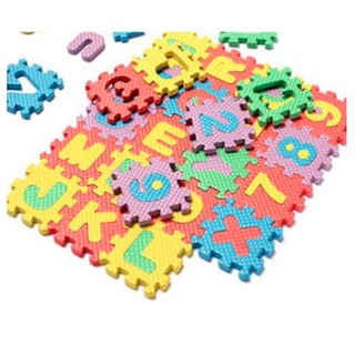 36pcs alfabeto numerais crianças jogar tapete brinquedo educativo tapetes de eva 5cm X 5cm quebra cabeça tapetinho eva (3)