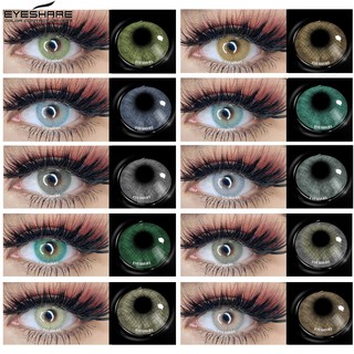 Eyeshare- 1 Par Lentes De Contato Coloridas Híbri Da Para Olhos Cosméticos Contatos
