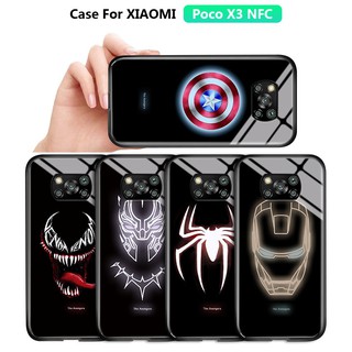 Case Luminosa “Marvel” Para Xiaomi Poco X3 Nfc X3 Pro Poco M3 F2 Pro 10t Pro 5G Capinha