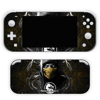 Skin Nintendo Switch Lite - Scorpion Black - Mortal Kombat - 095