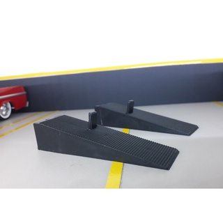 Mini rampa expositora acessório diorama escala 1/24 e 1/18 para miniaturas Jada Maisto Welly Motor Max e demais marcas