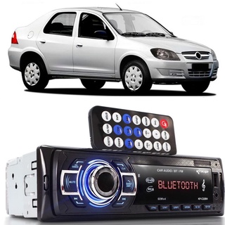 Auto Rádio Som Automotivo Bluetooth Mp3 Player 240W Usb Controle Gm Prisma