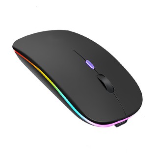 Mouse Óptico Sem Fio 2.4ghz Recarregável Silencioso E Led Ajustável Para PC/Laptop