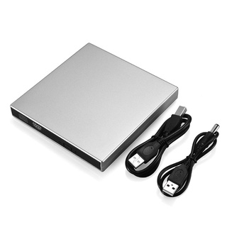 Gravador de CD externo USB 2.0 de alta velocidade e unidade óptica CD-RW DVD ROM para Windows Portátil Externo Dvd Combo Player Cd Dvd Burner Drive Usb (6)