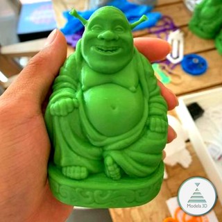 1 Peça - Decoração de Mesa / Sala / Quarto - Shrek Buda