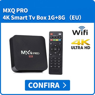 Rede HD Smart Tv Box Caixa De Tv Mxq Smart 4k Pro 5g 1gb / 8gb Wifi Android 10.1 (1)