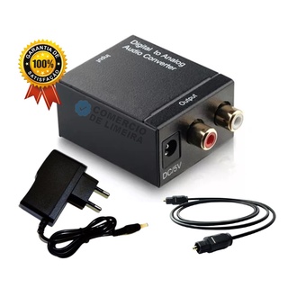 Conversor Audio Optico Digital Para Rca Analógico Completo