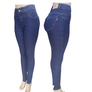 Calça jeans feminina cintura alta plus size 42 ao 56