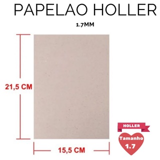 Papel Holler 1.7 Mm 15,5x21,5 Cm P/ Capa Scrapbook - 25 Un papelao parana papelão para artesanato, papel paraná. Papelão Holler, holer, holler, hooller