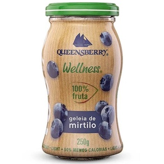 Geleia De Mirtilo / Blueberry 100% Fruta Sem Açúcar Wellness Queensberry