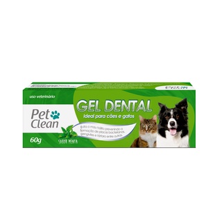 Gel Dental Menta Pet Clean 60g