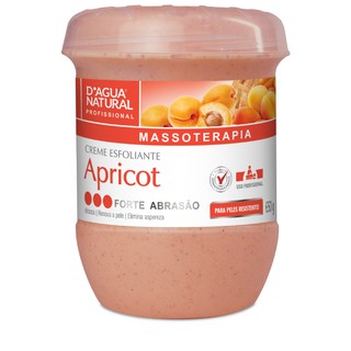 Creme Esfoliante Apricot 650g Forte Abrasão Dagua Natural
