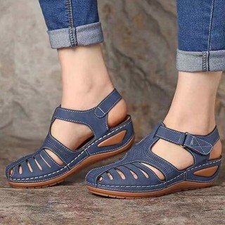 Sandálias Confortáveis Fechado Chinelos Baixos Novo (4)