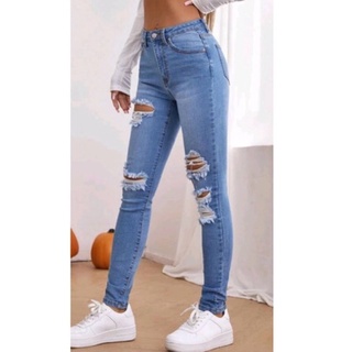 Calça jeans feminina destroyed 540 Lola linha premium