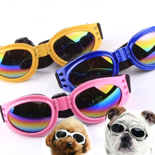 Protetor solar para animais de estimação à prova de vento cão gato óculos de sol acessórios de moda seis cores disponíveis