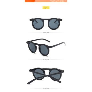 Óculos De Sol De Sol Redondos Retrô Olho De Gato Para Masculino E Mulheres / Óculos De Sol De Marca Fashion (6)