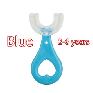 Escova De Dentes Infantil De Silicone Em Formato De U 2-12 Anos Escova De Dentes Oral (5)