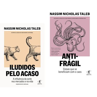 Kit - De Livros Iludidos Pelo Acaso + Anti - Frágil. Envio rápido. (2)