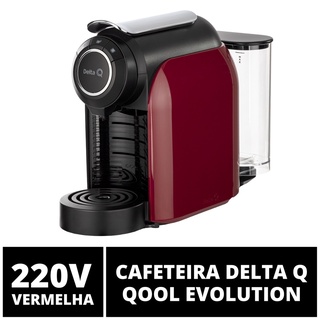 Cafeteira Capsulas Delta Q, Qool Evolution, Vermelha, 220V
