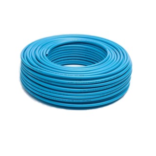Tubo Pu 6mm Rolo c/ 100m mangueira pneumática poliuretano Azul