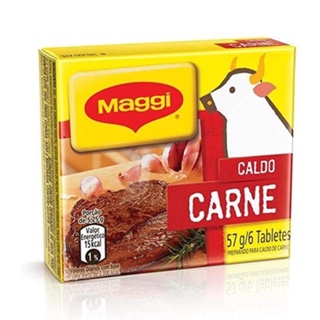 Caldo Em Tablete Carne Maggi Caixa 57g 6 Unidades