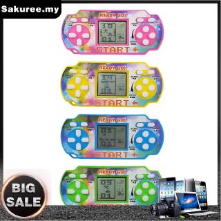 Alta Qualidade Mini Tetris Game Console LCD Handheld Jogadores Do Jogo Crianças Brinquedo Educativo (1)