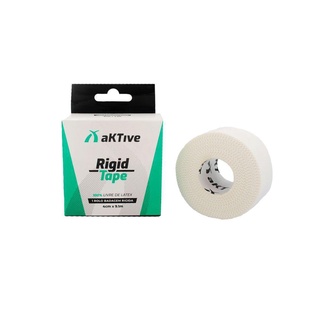 Bandagem Rígida - Rigid Tape - Aktive Sport-Tape Branca 4 Cm M 9,1 X