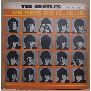 LP Disco de Vinil The Beatles - Os Reis Do Ié Ié Ié - Selo Amarelo Usado LP Ótimo Capa Muito Boa Ler Descrição