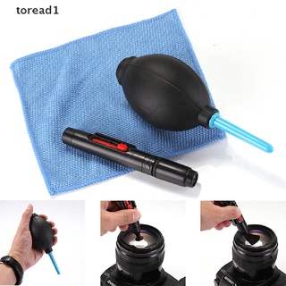 [toread1] 3 in 1 Lens Cleaning Cleaner Dust Pen Blower Cloth Kit For DSLR VCR Camera Selling