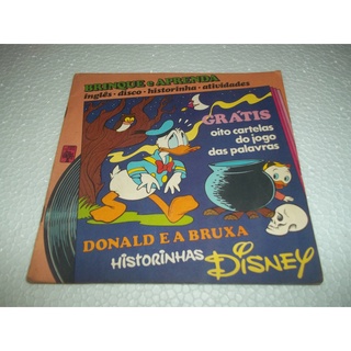 Donald e a Bruxa Histórinhas Disney + Disco de Vinil