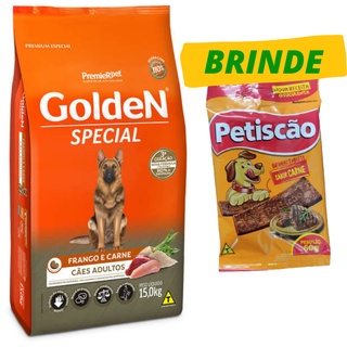 Ração Golden Especial Special Sabor Frango E Carne Alimento Para Cães Adultos Saco de 15kg