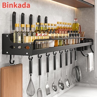 Binkada montado na parede da cozinha rack de armazenamento de cozinha multifuncional rack de armazenamento de cozinha rack de armazenamento (1)