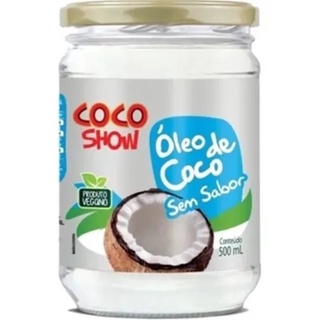 ÓLEO DE COCO SEM SABOR 500ML COCO SHOW