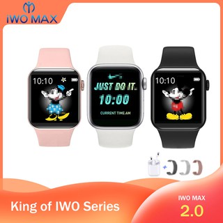 IWO MAX 2.0 GPS Track SmartWatch Phone Call Bluetooth SportWatch For Apple Watch 1:1 Waterproof Strap Change IWO13 Watch