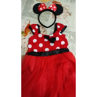 Fantasia Crianças Vestidos Para Meninas De Aniversário Cosplay Minnie Dress Up Traje Do Miúdo Bebê Roupas 2 5 T Desgaste (3)