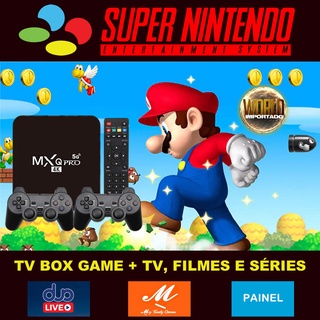 TV Box Multimídia Game Super Nintendo Coleção