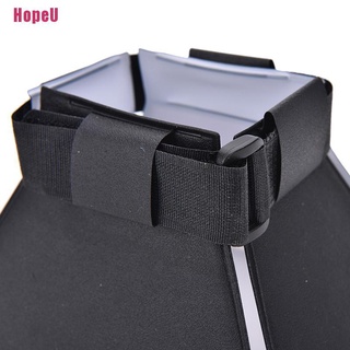 HopeU^ 30*27Cm Hot Portable Flash Diffuser Softbox Reflector For Canon Nikon Slr (2)