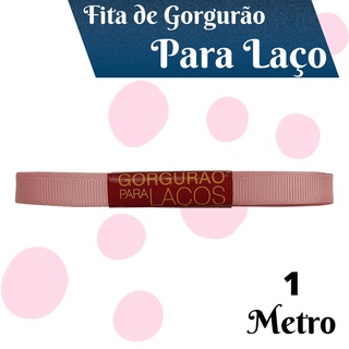 Fita De Gorgurão Para Laço 10mm Progresso Nº2 | 1 Metro - Rosa Claro