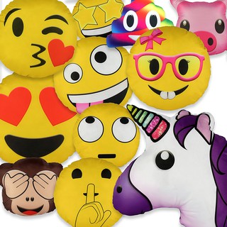 Almofada Emoji Cheia 34X34cm Whatsapp Vários modelos