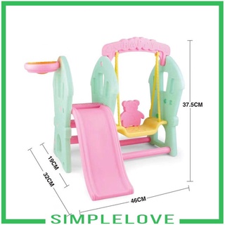 [simpleloveMY] Barbie Swing Slide Set Playset Kids Fun Pretend Play Toy (3)
