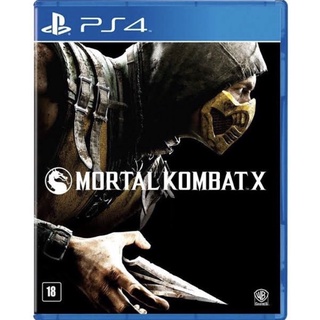 JOGO PS4 Mortal Kombat X (10) MÍDIA FÍSICA IMPECÁVEL DUBLADO