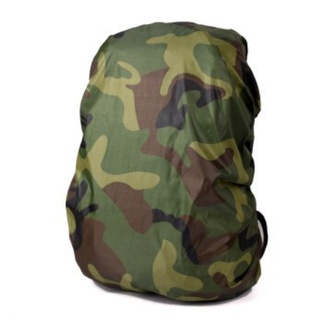 Capa de Chuva de Náilon para Mochila Leve Impermeável Cor Verde Exército / Camuflagem para Bolsa de Viagem