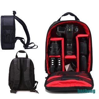 (BO)Waterproof DSLR SLR Camera Soft Case Bags Backpack Rucksack For Canon Nikon Sony