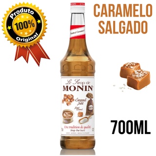 Xarope Caramelo Salgado Monin 700 ml - Envio em 24 Horas Original Importada Lacrada