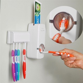 Dispenser Aplicador Creme Dental Pasta Dente Suporte Escovas Pronto entrega (1)