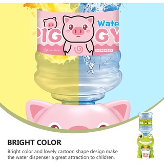 Mini Bebedouro Infantil Divertido porquinho rosa ideal para incentivar a hidratação Dispensador De água Copinhos (4)