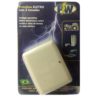 Protetor Contra Queda de Energia Proteraio Eletro 127V Protetor Contra Raios Para Eletrônicos PW (1)
