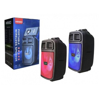 Caixa de som super potente kimiso KMS-1007 com LED Micro SD, USB, Auxiliar, Promoção (2)