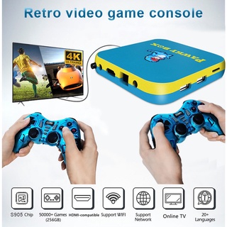 Pawky Box Retro Video Game Console Para PS1/PSP/DC 50000 + Jogos Suporte Controlador De Jogo Sem Fio (1)